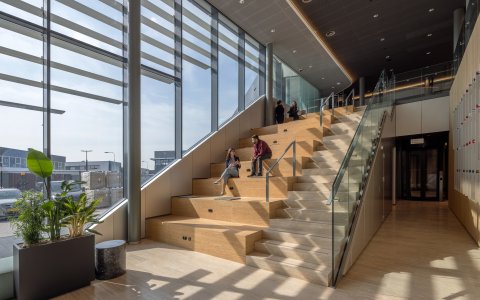 OPCW entrance and staircase